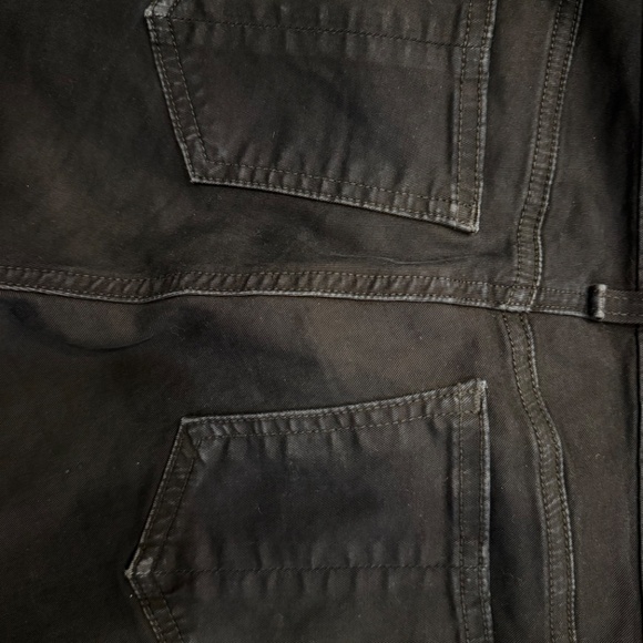 rag & bone Black Skinny Moto Jeans with Zipper Pockets Women’s Sz 24 - Picture 7 of 11